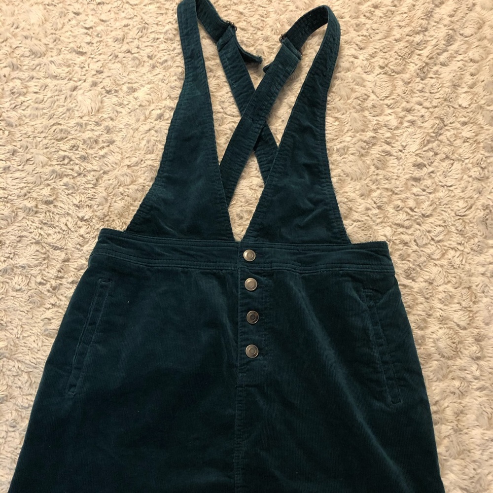 Corduroy skit overalls
